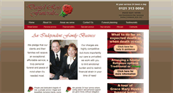 Desktop Screenshot of danielrossfunerals.co.uk